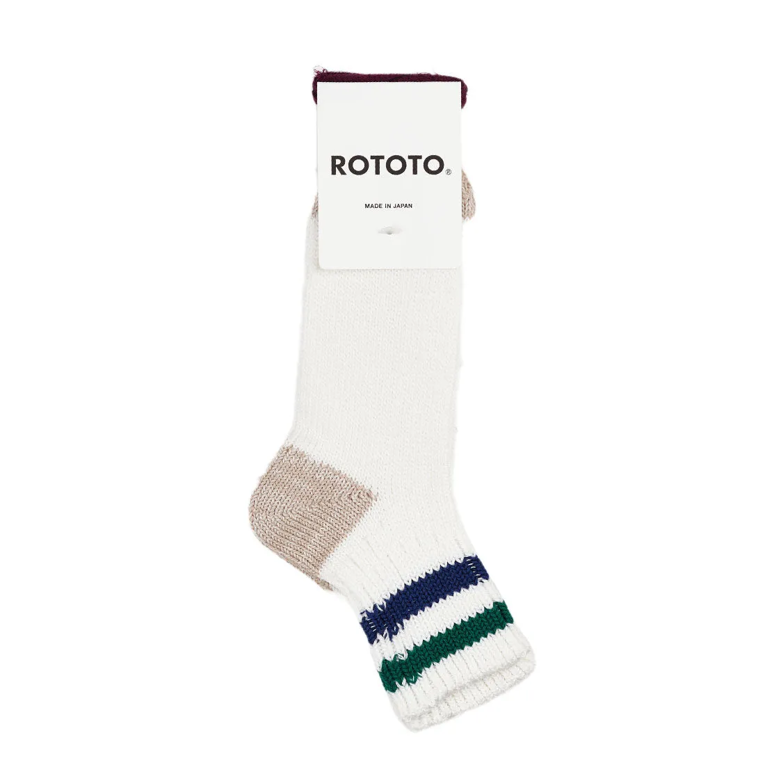 Selling Fast Rototo Two Stripe White / Green / Dark Blue  Dont Miss Out!