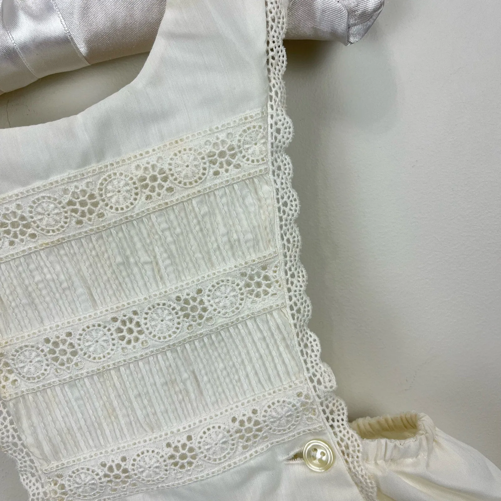 Selling Fast Vintage Ivory Lace Sun Suit Romper  Ends Soon!