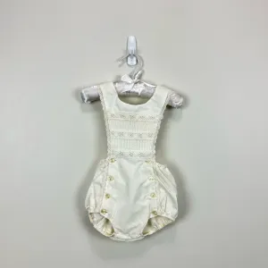 Selling Fast Vintage Ivory Lace Sun Suit Romper  Ends Soon!