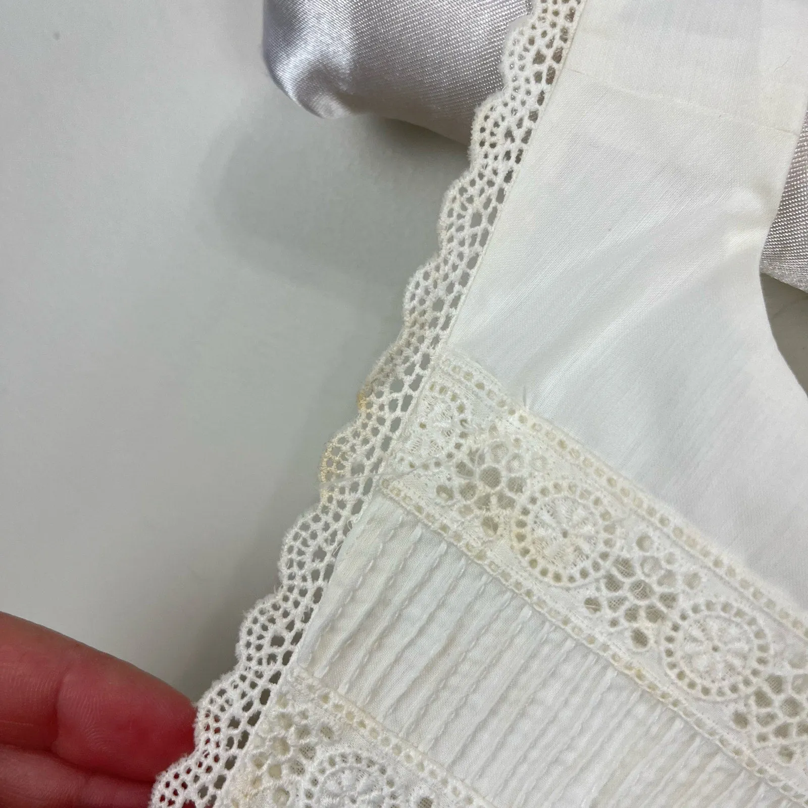 Selling Fast Vintage Ivory Lace Sun Suit Romper  Ends Soon!