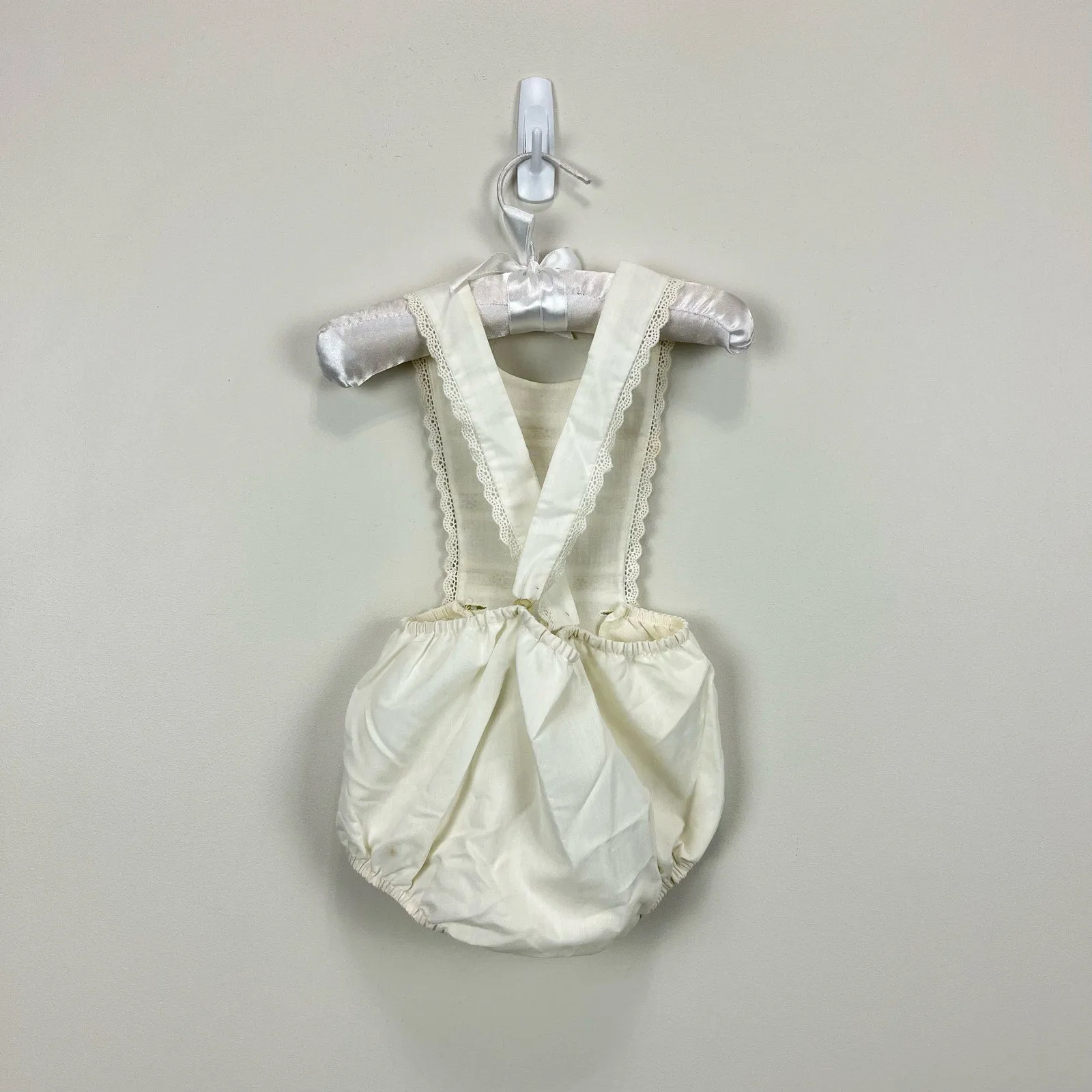 Selling Fast Vintage Ivory Lace Sun Suit Romper  Ends Soon!