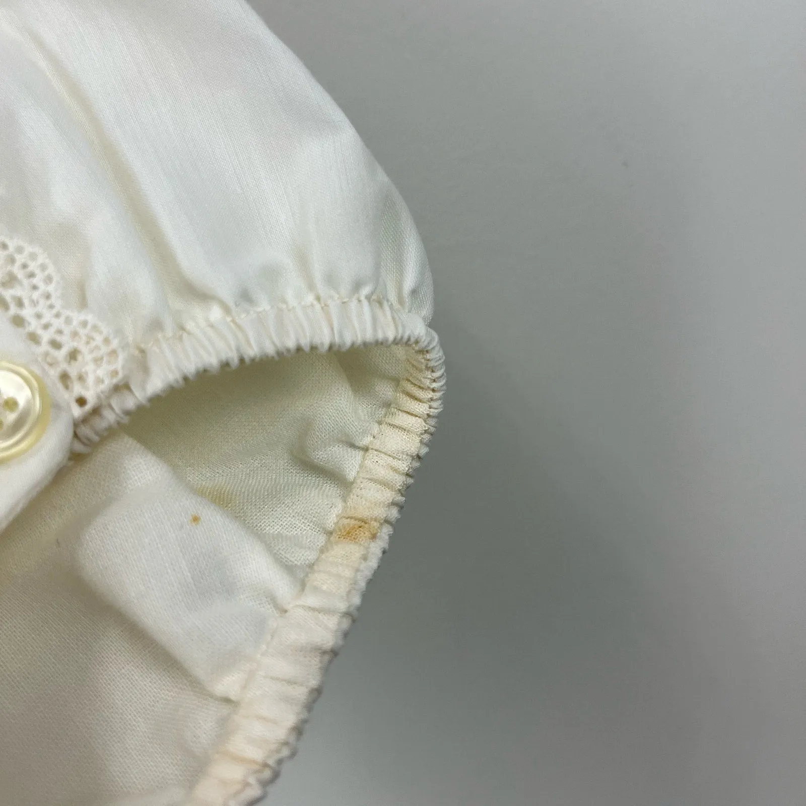 Selling Fast Vintage Ivory Lace Sun Suit Romper  Ends Soon!