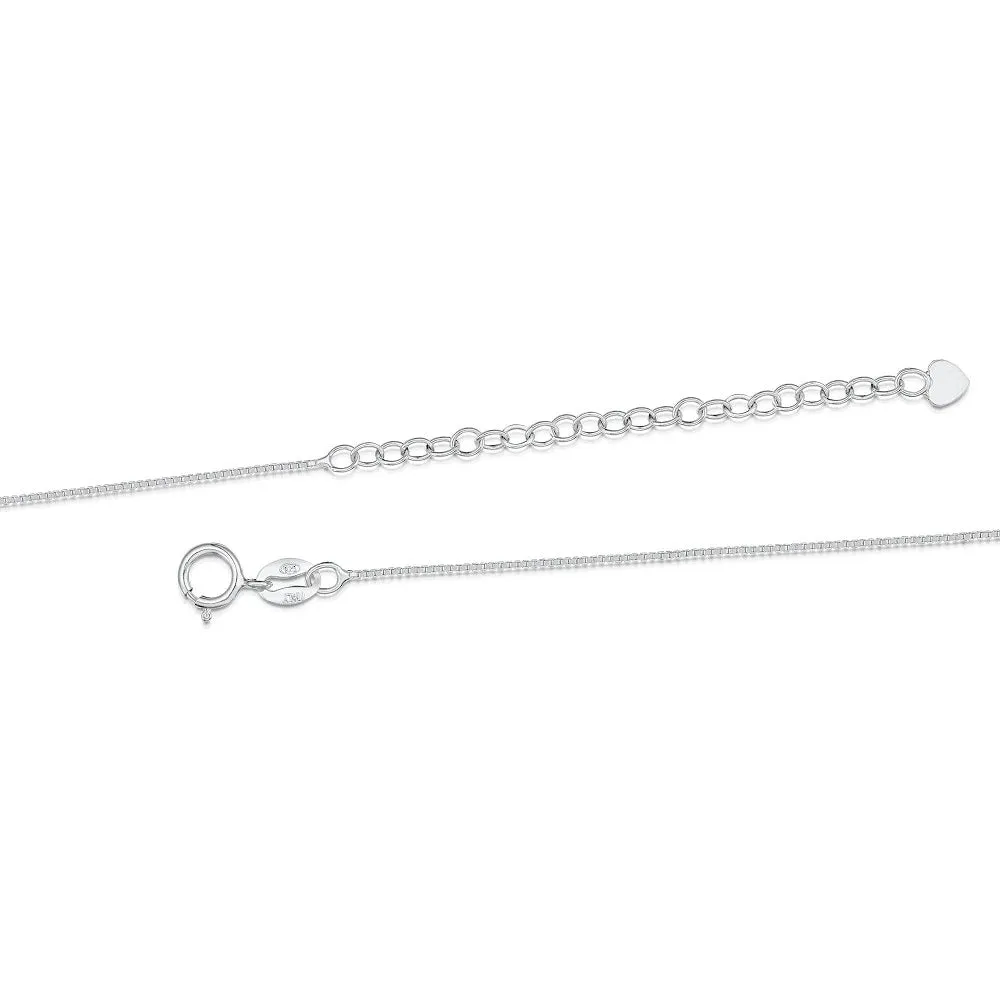 Shrieking Violet Real Flower Oval Silver Necklace MP65