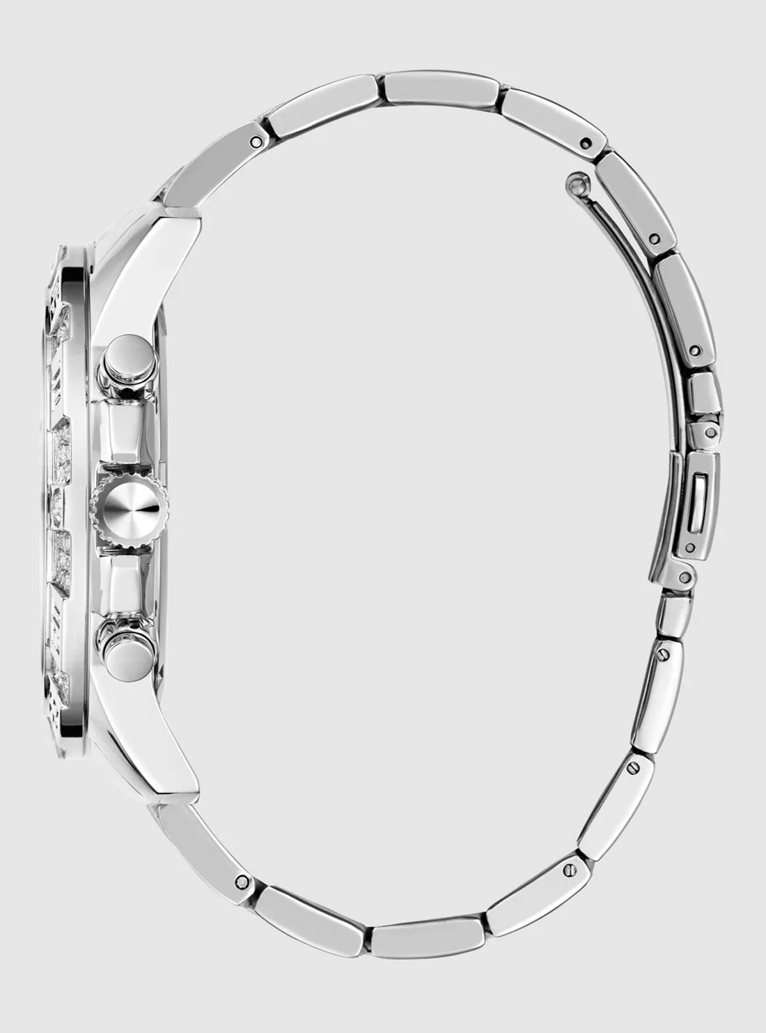 Silver Majestic Link Watch Guess