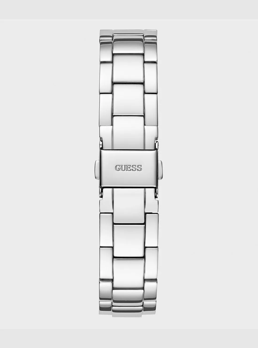 Silver Opaline Link Watch Guess