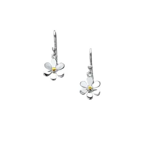 Silver Origins Summer Daisy Drop Earrings