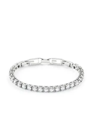 Silver Tennis Crystal Bracelet Guess