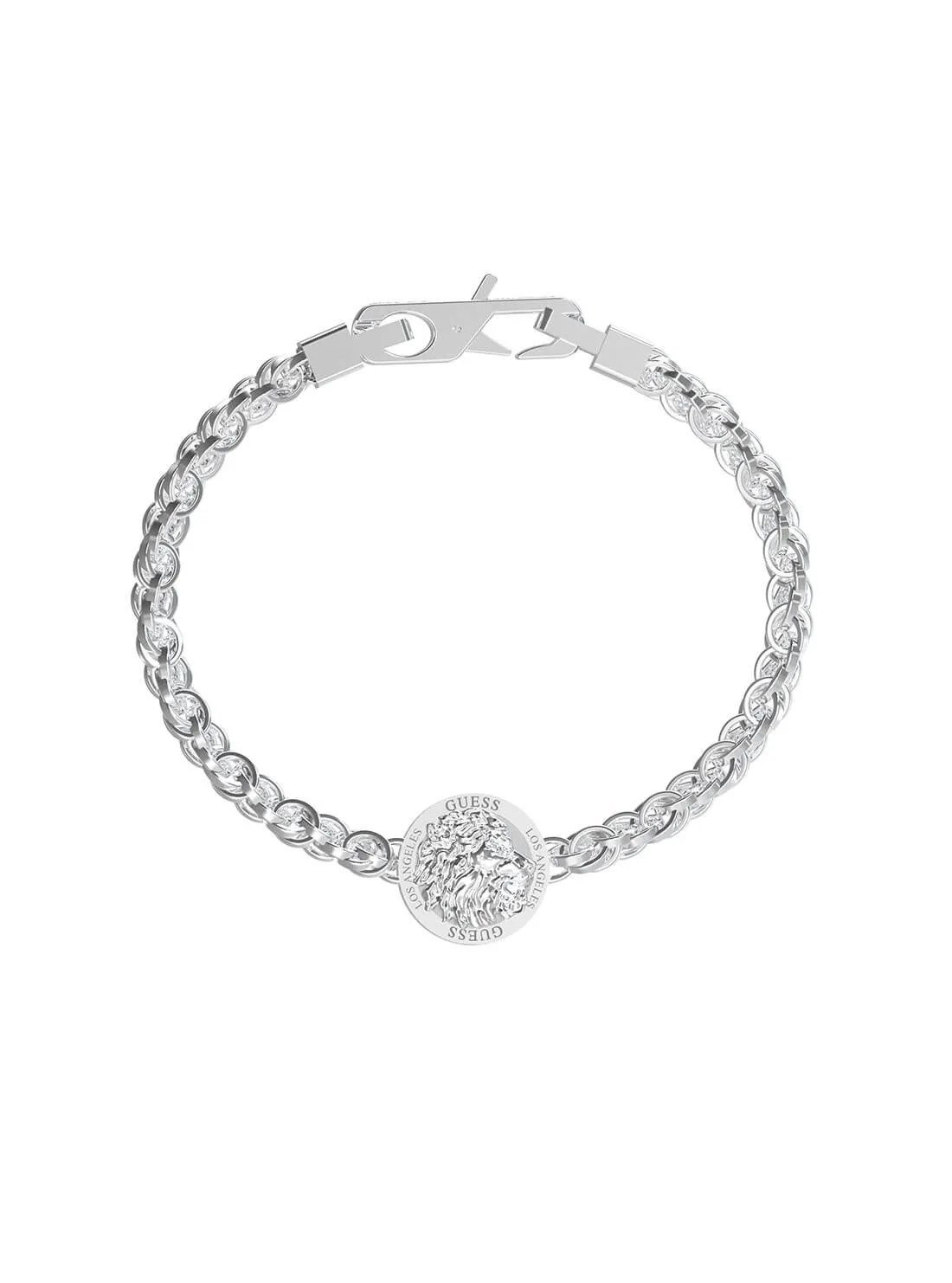 Steel Lion King Bracelet Guess