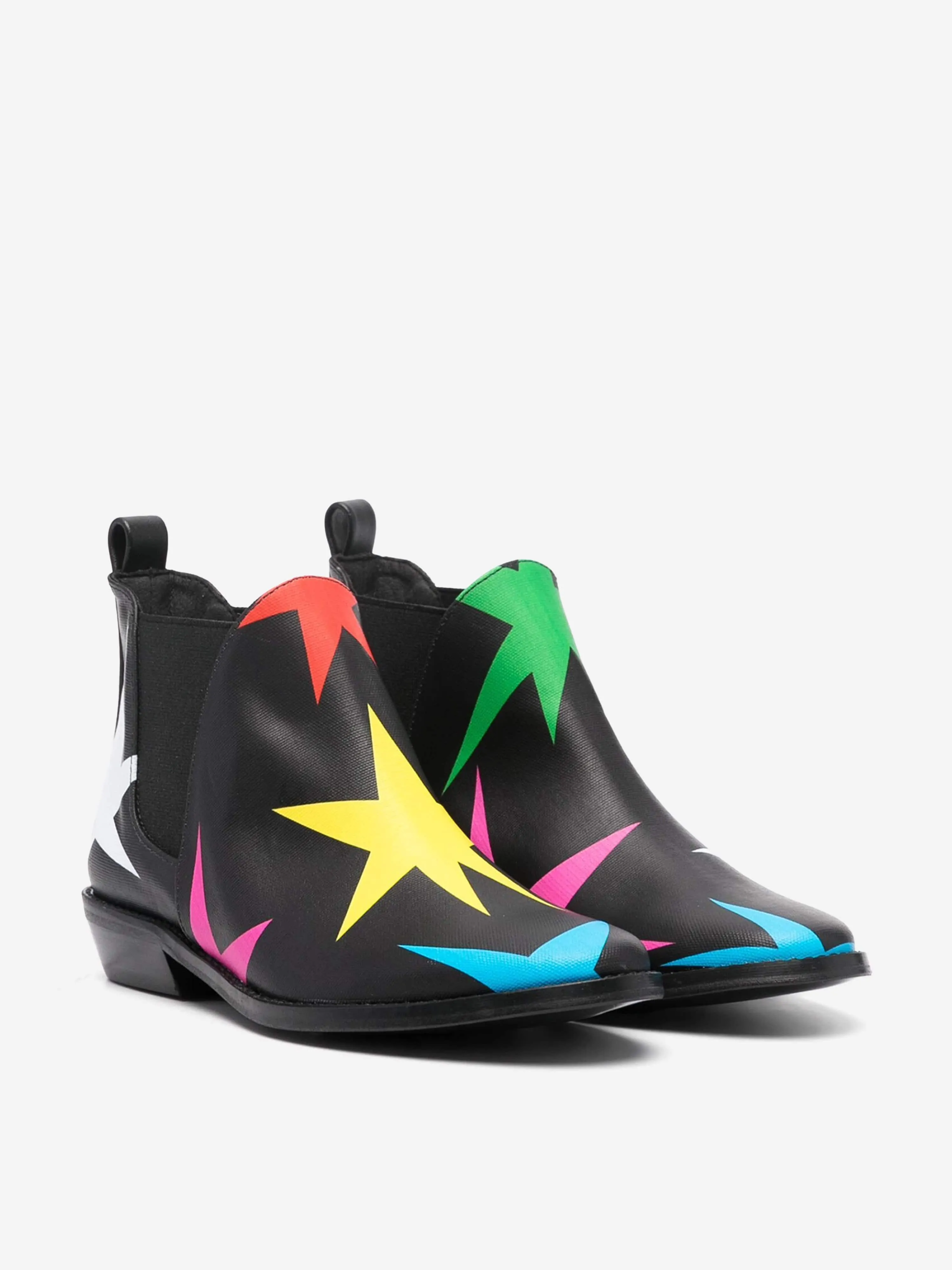 Stella McCartney Girls Star Ankle Boots in Black