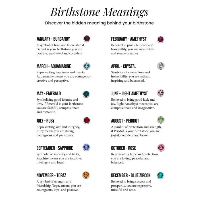 Sterling Silver December Birthstone Stud Earrings E5561