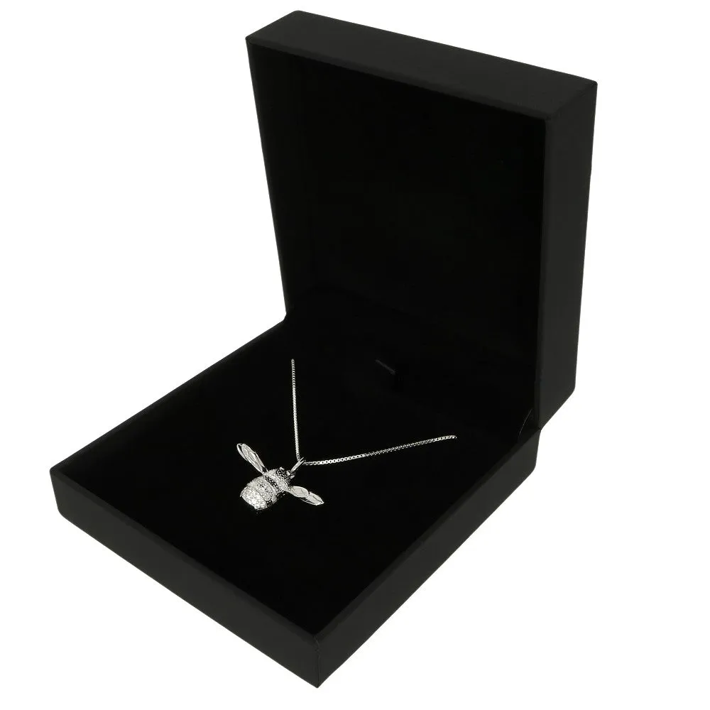 Sterling Silver Ladies Bee Pendant and Chain