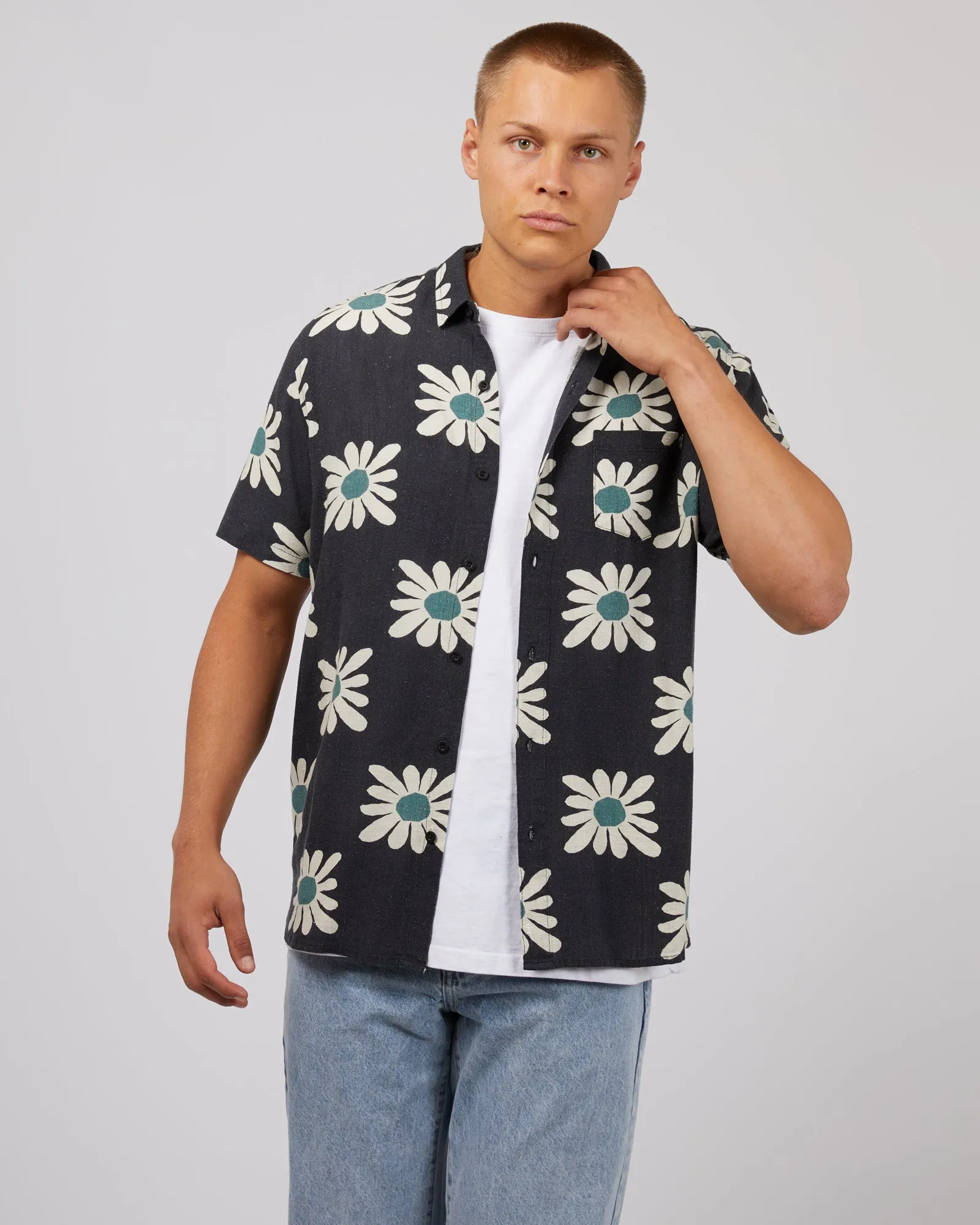 Sunny Floral Ss Shirt Multicoloured