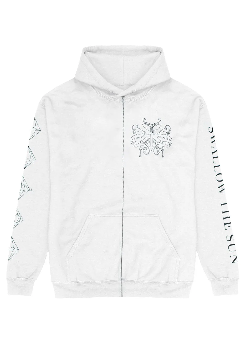 Swallow The Sun - Diamonds White - Zipper