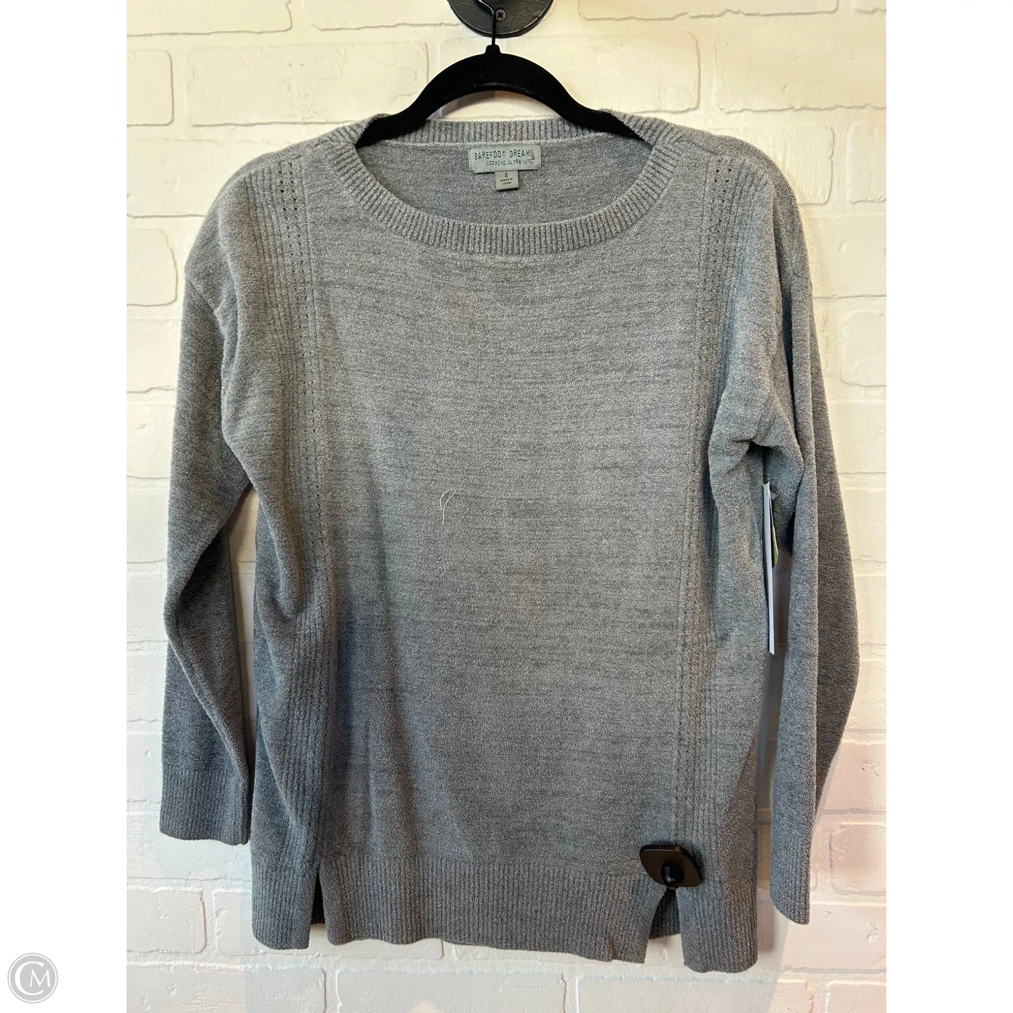Sweater By Barefoot Dreams In Grey, Size: M
