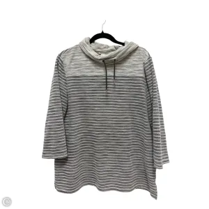 Sweater By Chicos In Black & White, Size: Xl