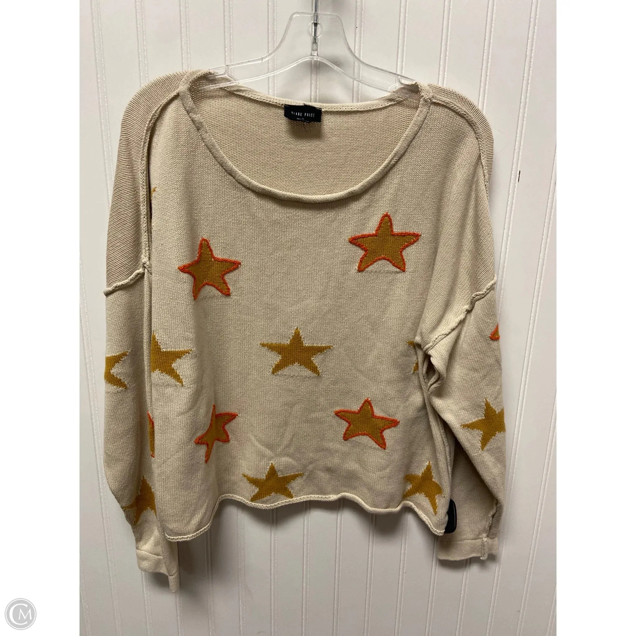 Sweater By Clothes Mentor In Beige, Size: M
