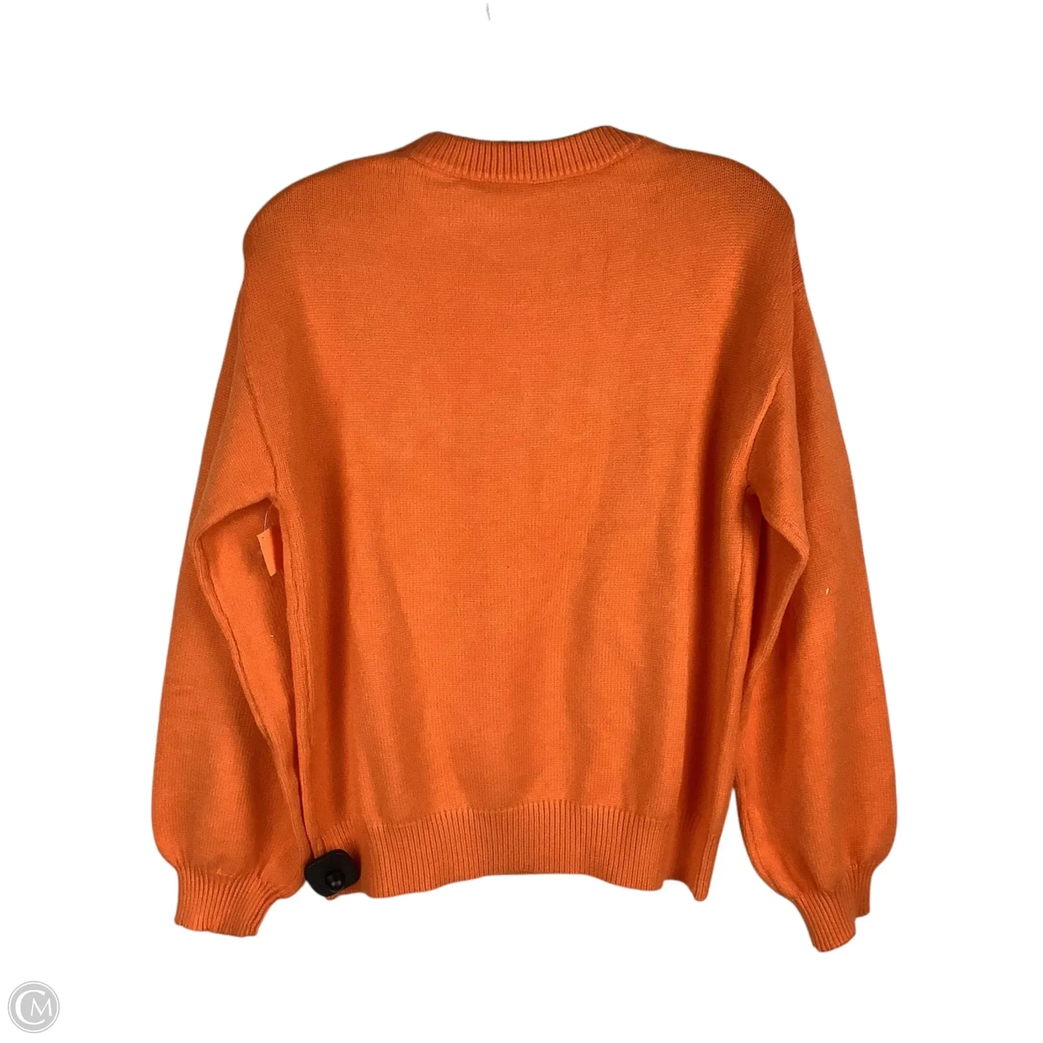 Sweater By Clothes Mentor In Orange, Size: S