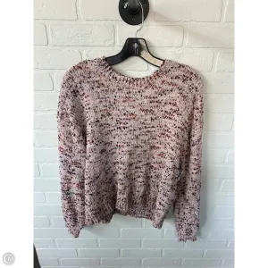 Sweater By Clothes Mentor In Pink & Purple, Size: L