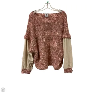 Sweater By Clothes Mentor In Pink, Size: 2x