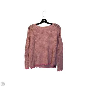 Sweater By Clothes Mentor In Pink, Size: M