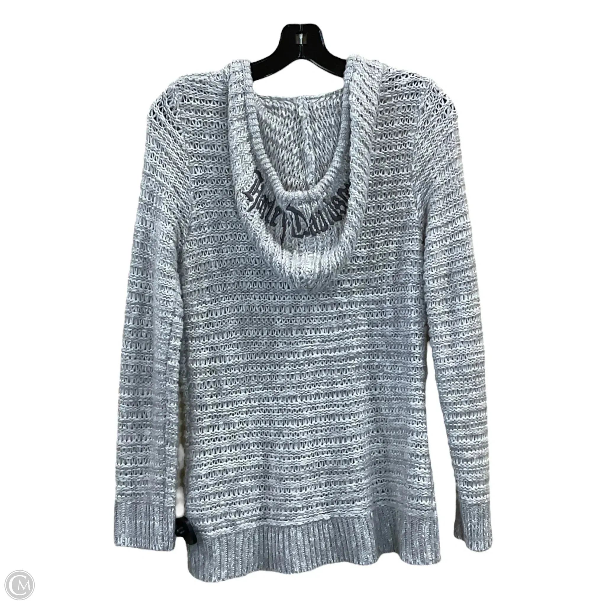 Sweater By Harley Davidson In Grey, Size: M