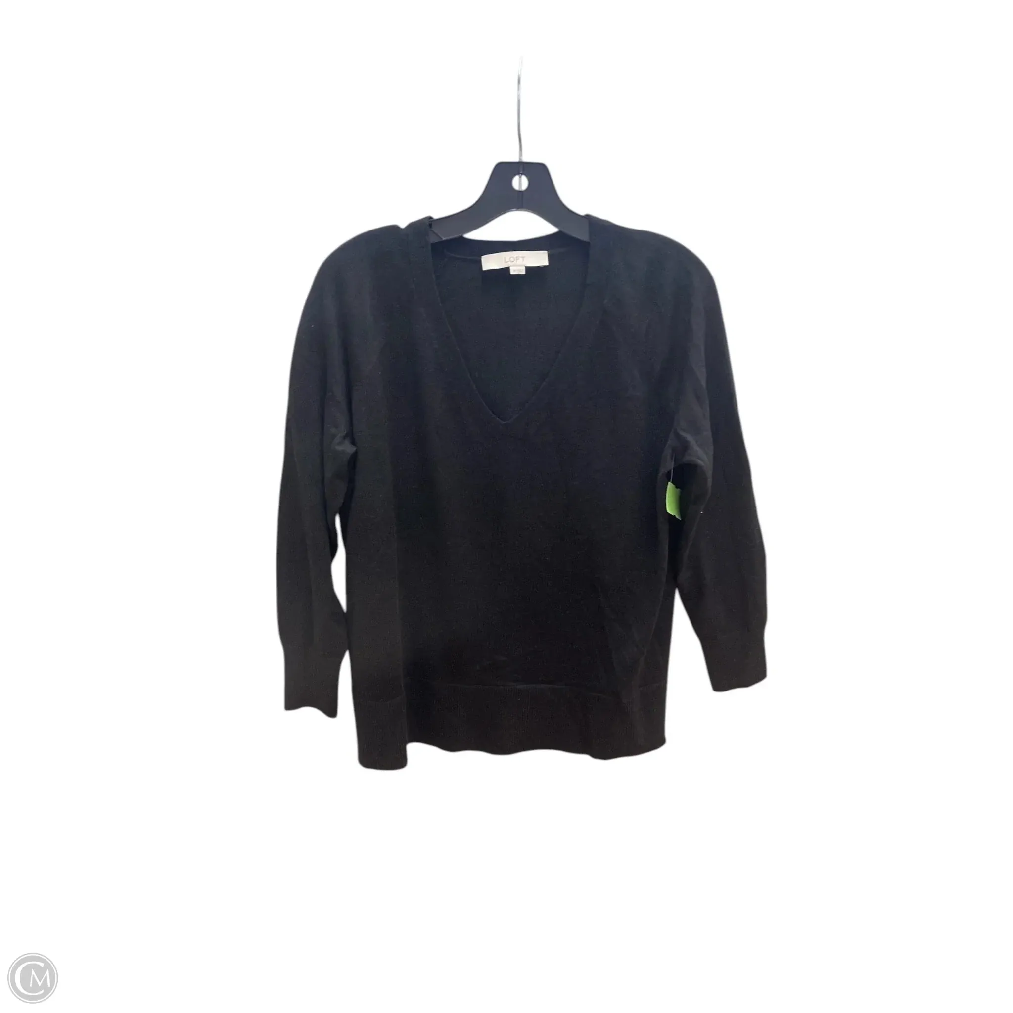 Sweater By Loft In Black, Size: M