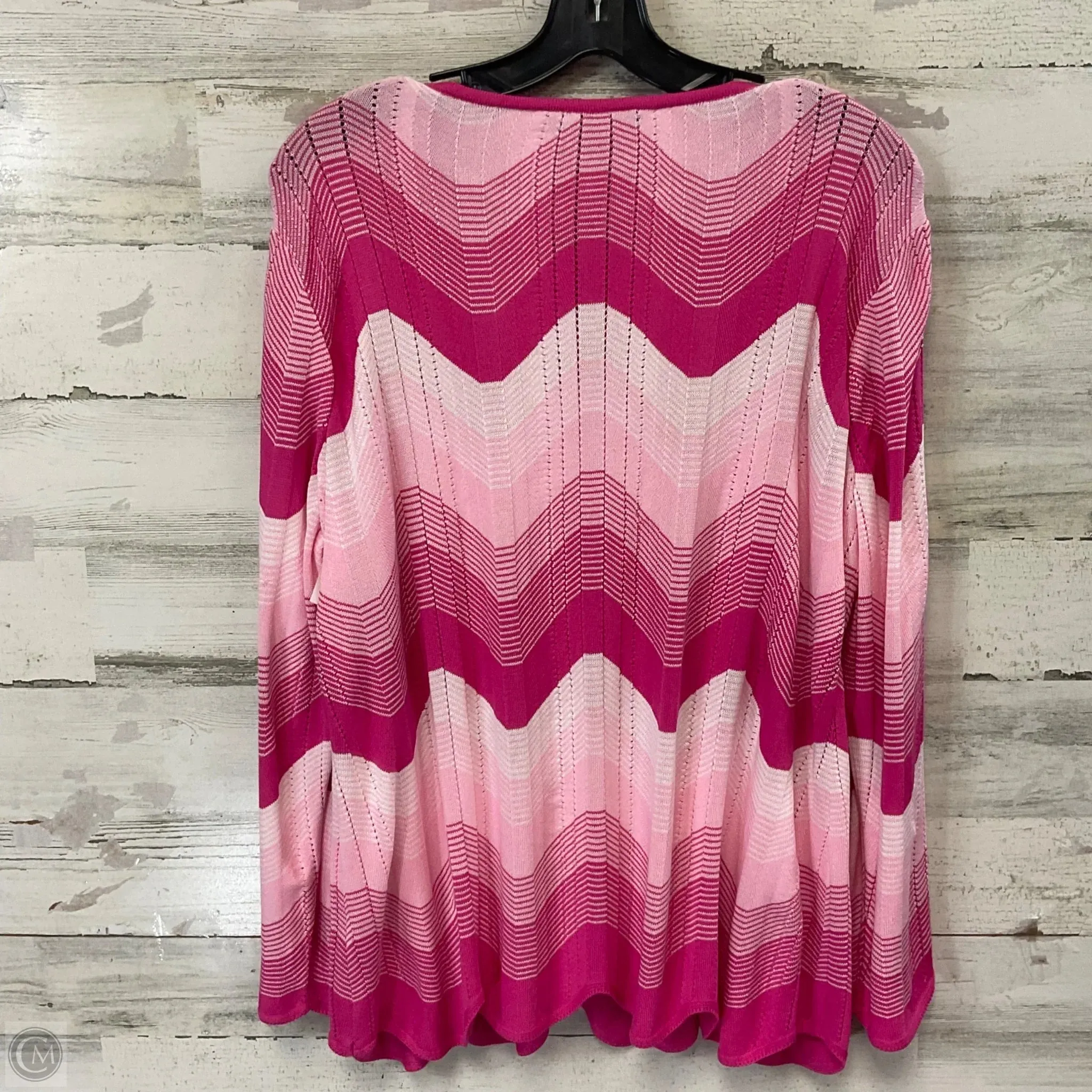 Sweater By Ming Wang In Pink, Size: Lp