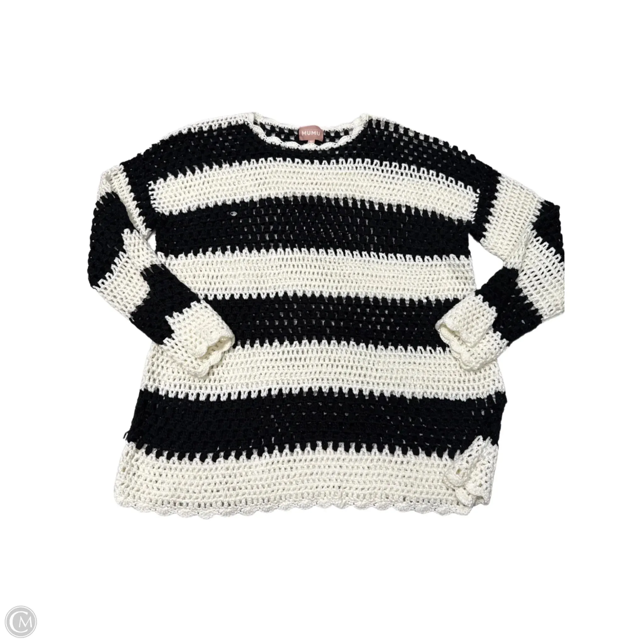 Sweater By Show Me Your Mumu In Black & White, Size: M