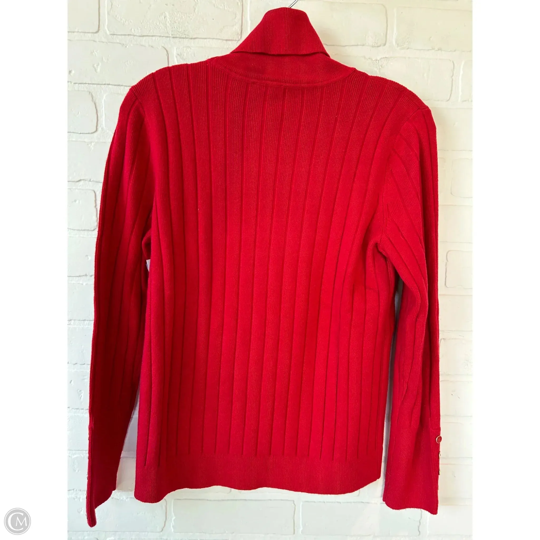 Sweater By Talbots In Red, Size: M