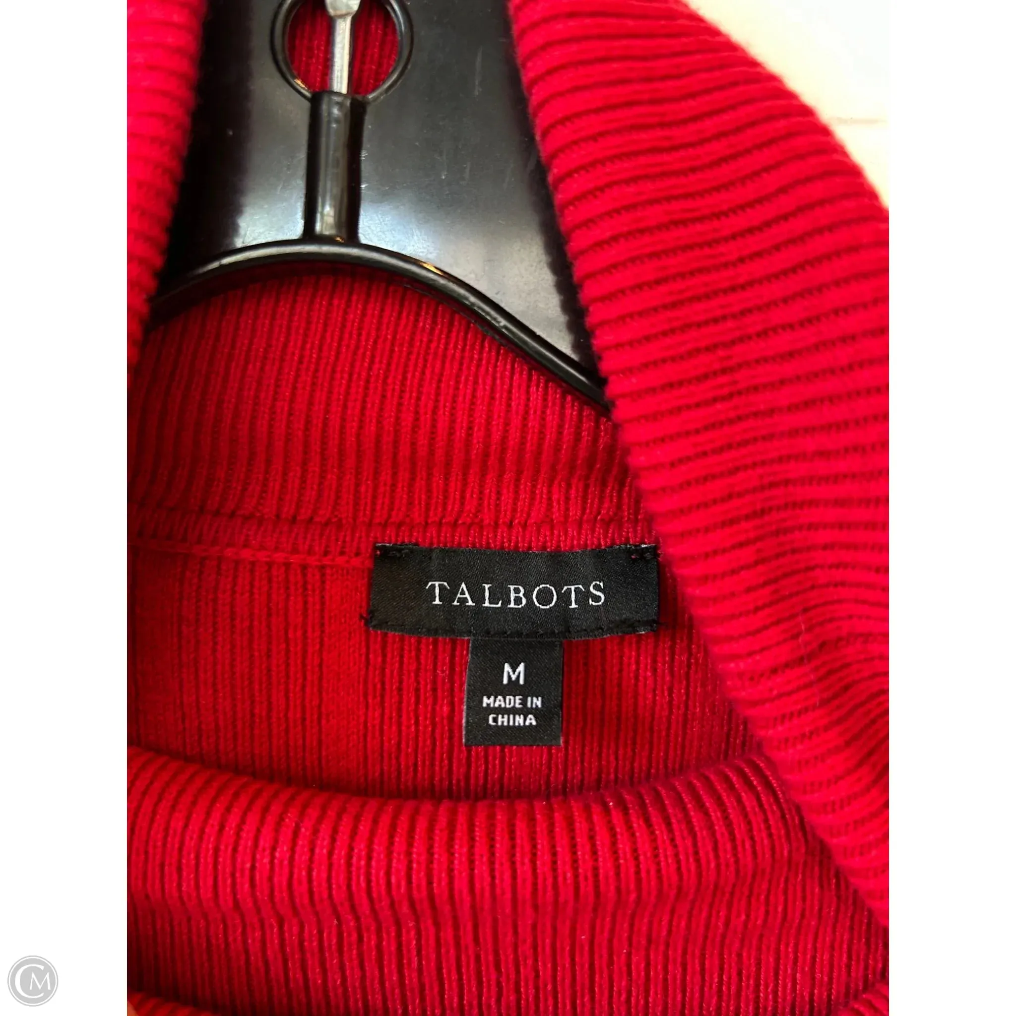 Sweater By Talbots In Red, Size: M