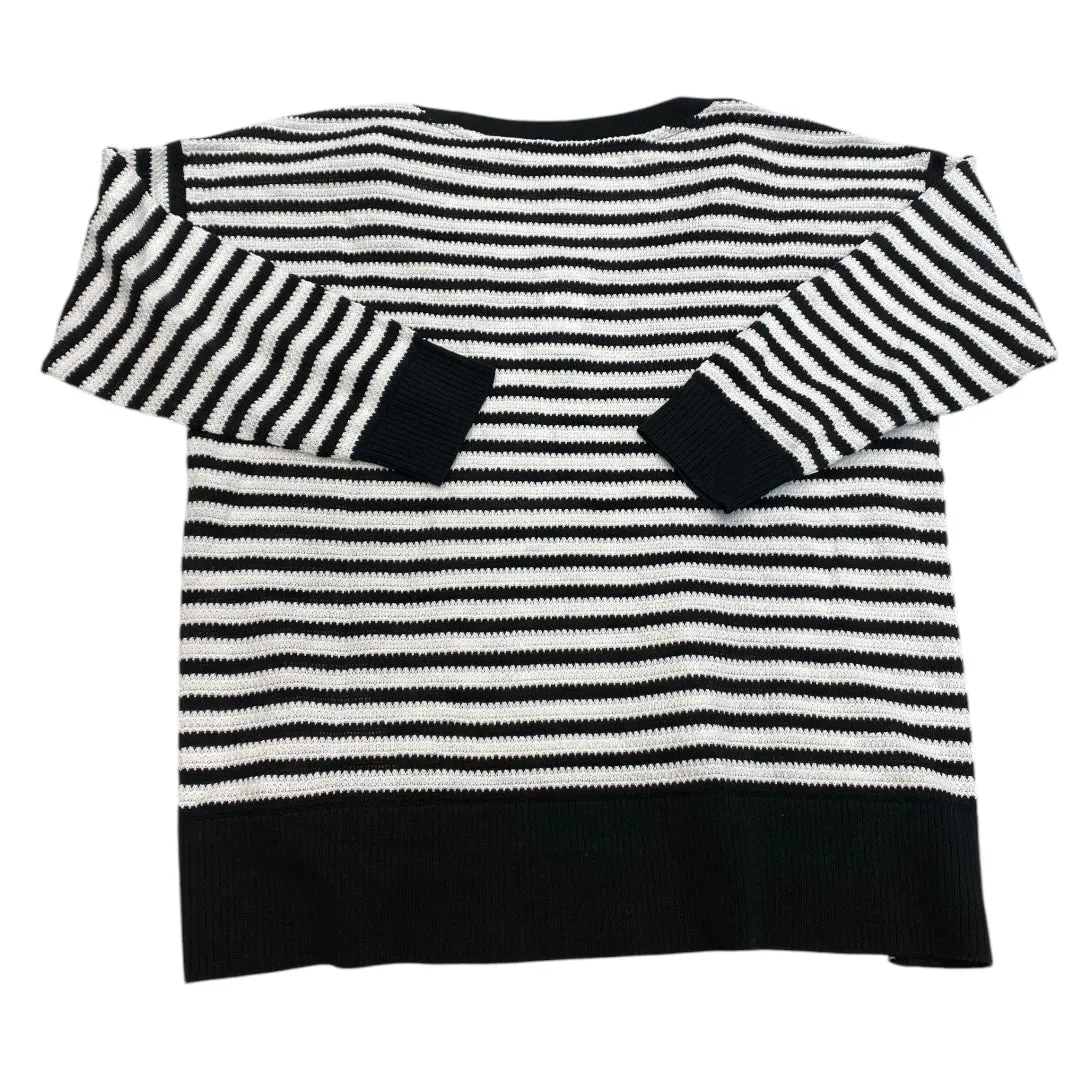 Sweater By White House Black Market In Black & White, Size:M