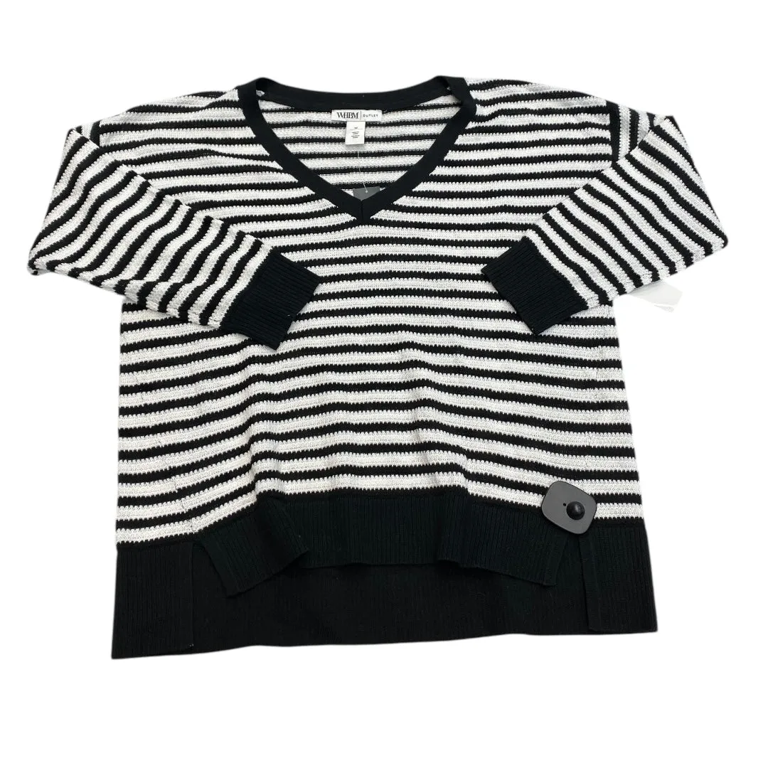 Sweater By White House Black Market In Black & White, Size:M