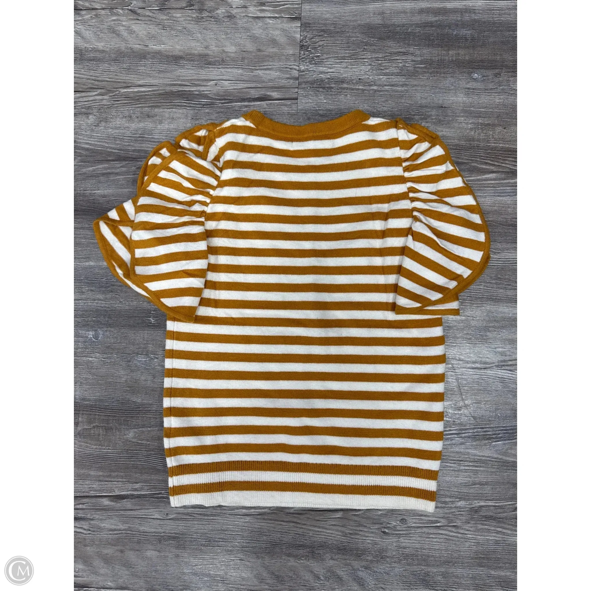 Sweater Short Sleeve By Anthropologie In Yellow, Size: Xs
