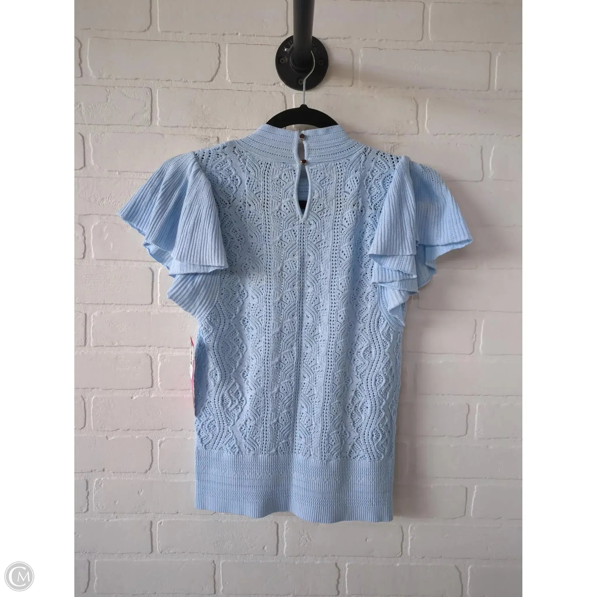 Sweater Short Sleeve By White House Black Market In Blue, Size: Xs