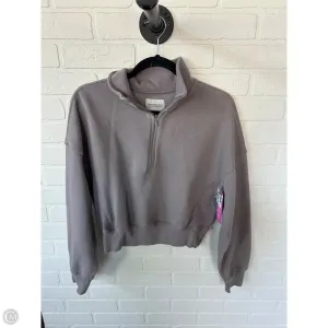 Sweatshirt Collar By Abercrombie And Fitch In Taupe, Size: Xs