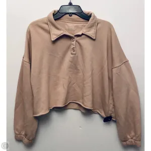 Sweatshirt Collar By Aerie In Cream, Size: M