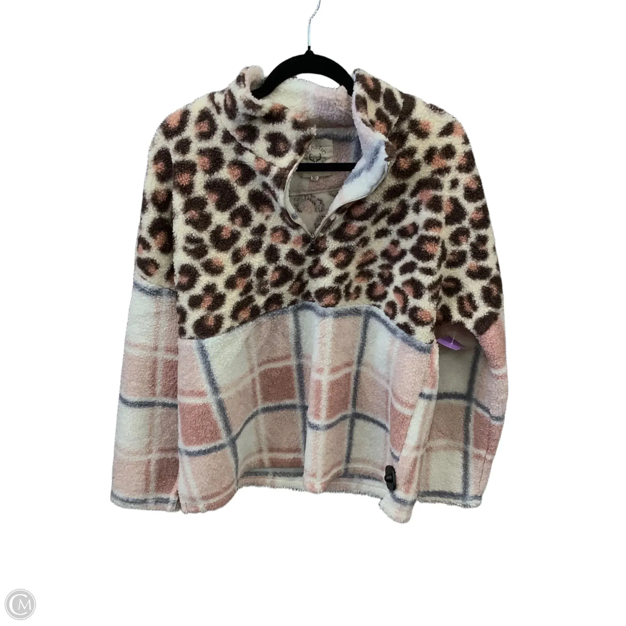 Sweatshirt Collar By Fantastic Fawn In Pink, Size: M