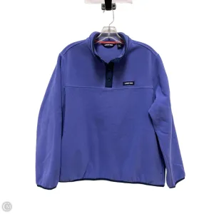 Sweatshirt Collar By Lands End In Purple, Size: Xl