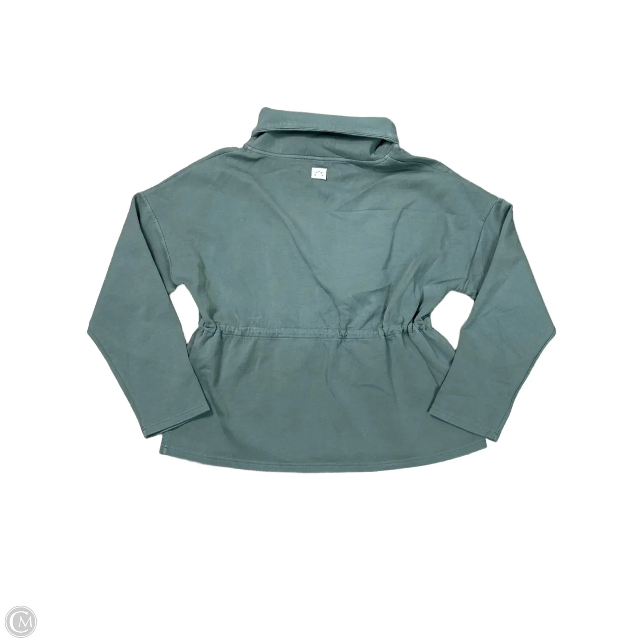 Sweatshirt Collar By Varley In Green, Size: L