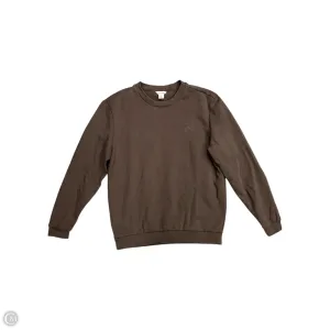 Sweatshirt Crewneck By Calvin Klein In Brown, Size: M