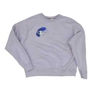 Sweatshirt Crewneck By Champion In Purple, Size:M