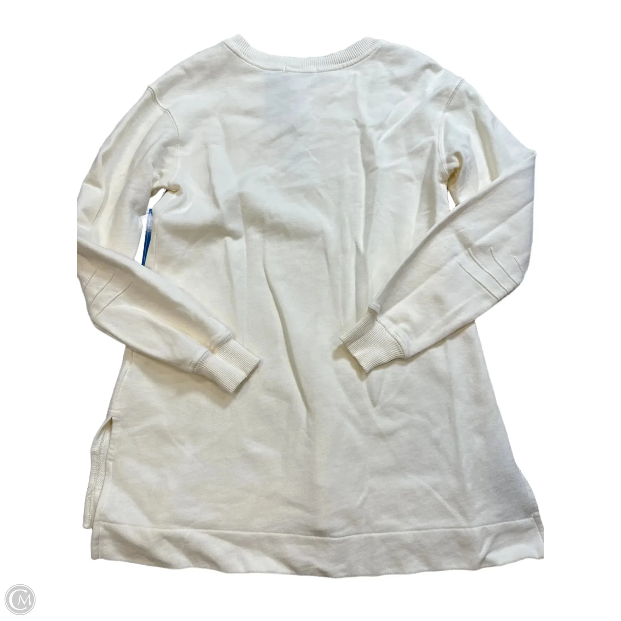 Sweatshirt Crewneck By Modadoc In Cream, Size: Xs