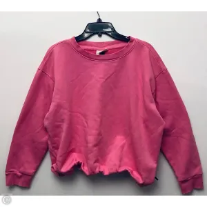 Sweatshirt Crewneck By Universal Thread In Pink, Size: L