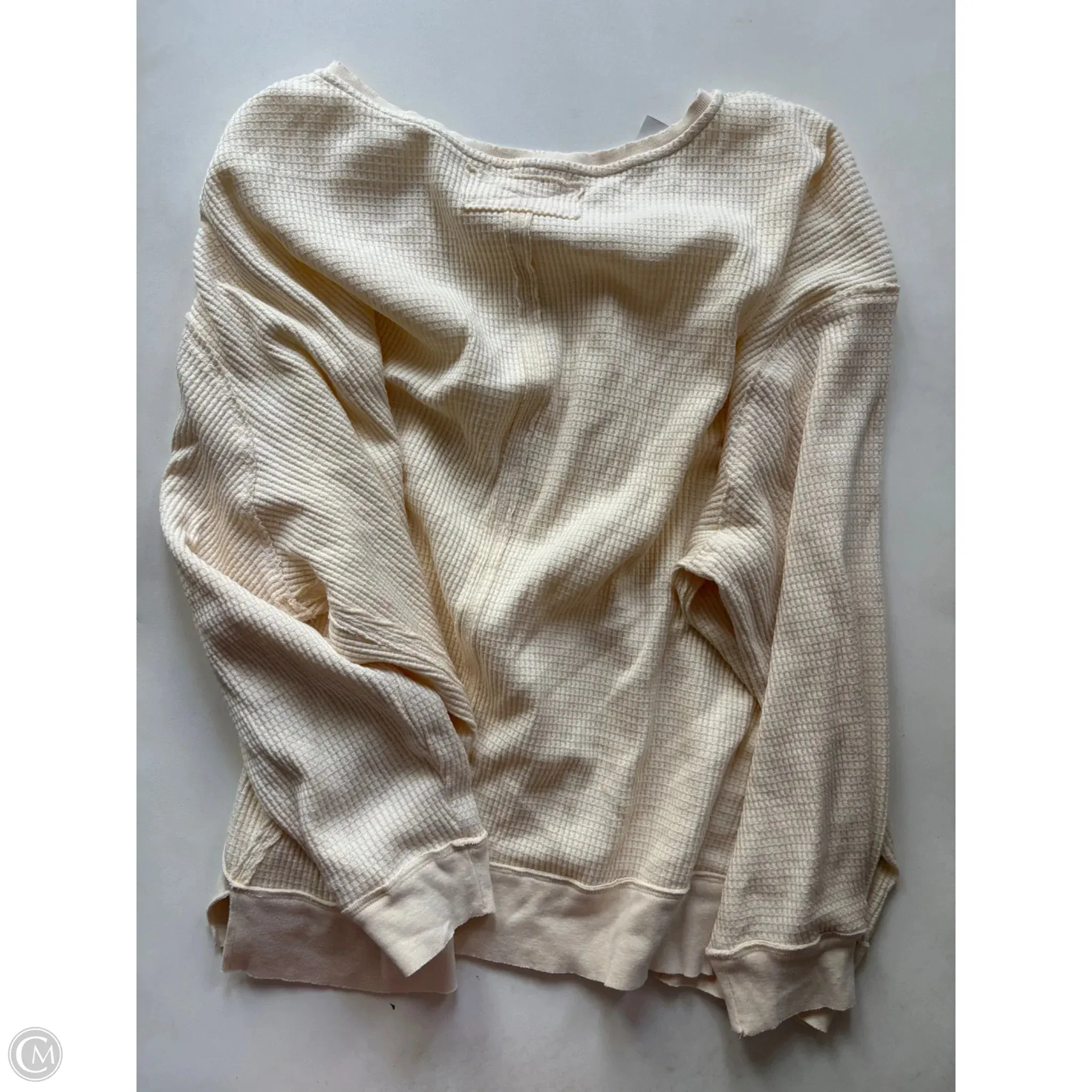 Sweatshirt Crewneck By We The Free In Cream, Size: L