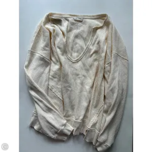 Sweatshirt Crewneck By We The Free In Cream, Size: L