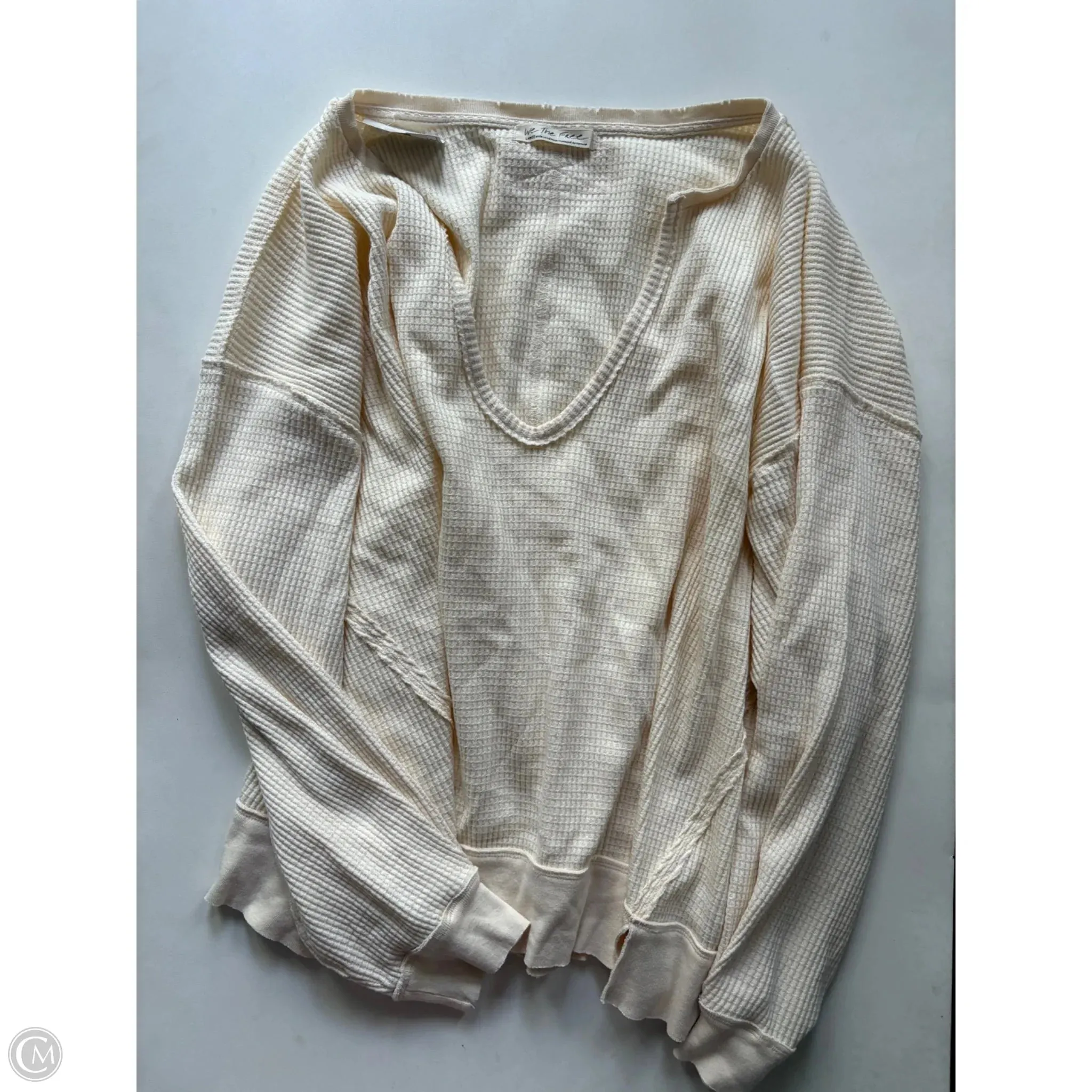 Sweatshirt Crewneck By We The Free In Cream, Size: L