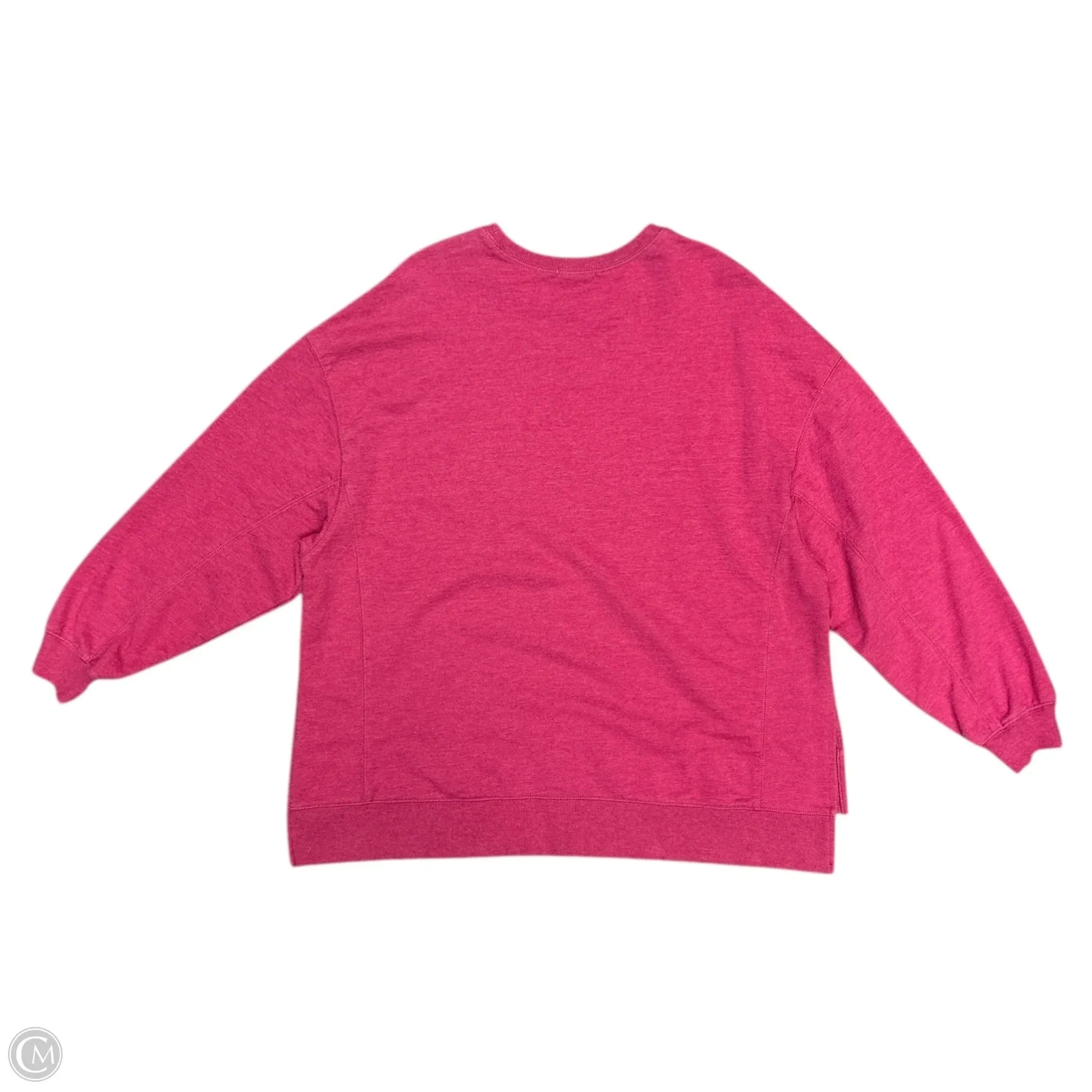 Sweatshirt Crewneck By Z Supply In Pink, Size: S