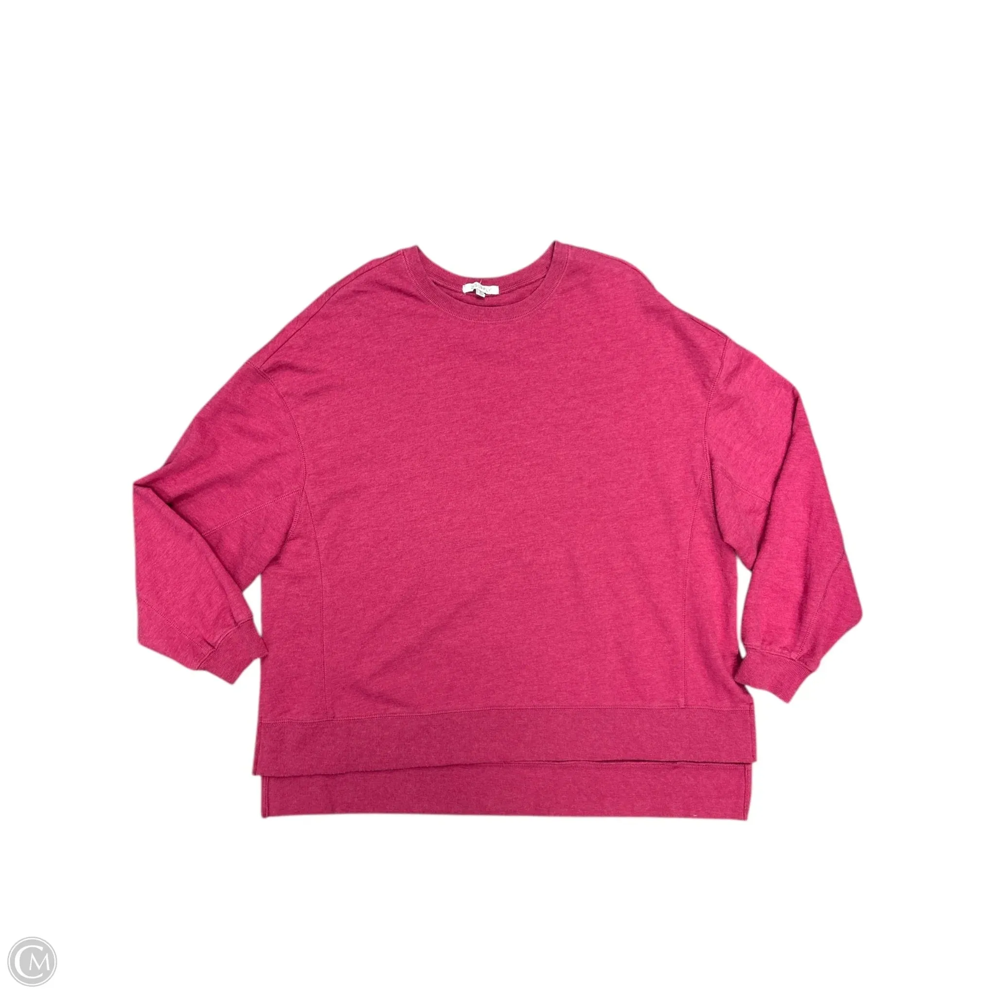 Sweatshirt Crewneck By Z Supply In Pink, Size: S