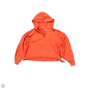 Sweatshirt Hoodie By Free People In Red, Size: S