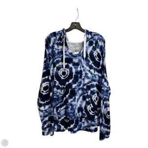 Sweatshirt Hoodie By Koolaburra By Ugg In Tie Dye Print, Size: L